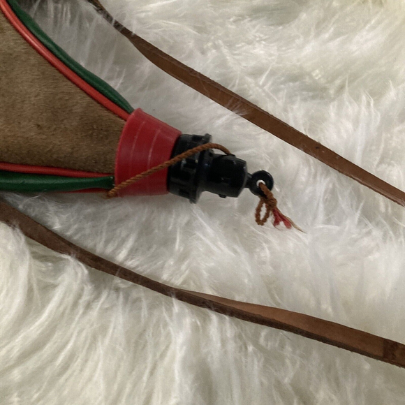 Bota Bag Flask Water Wine Bottle Canteen 1 Liter Sueded Leather Made In Spain! - Picture 4 of 6